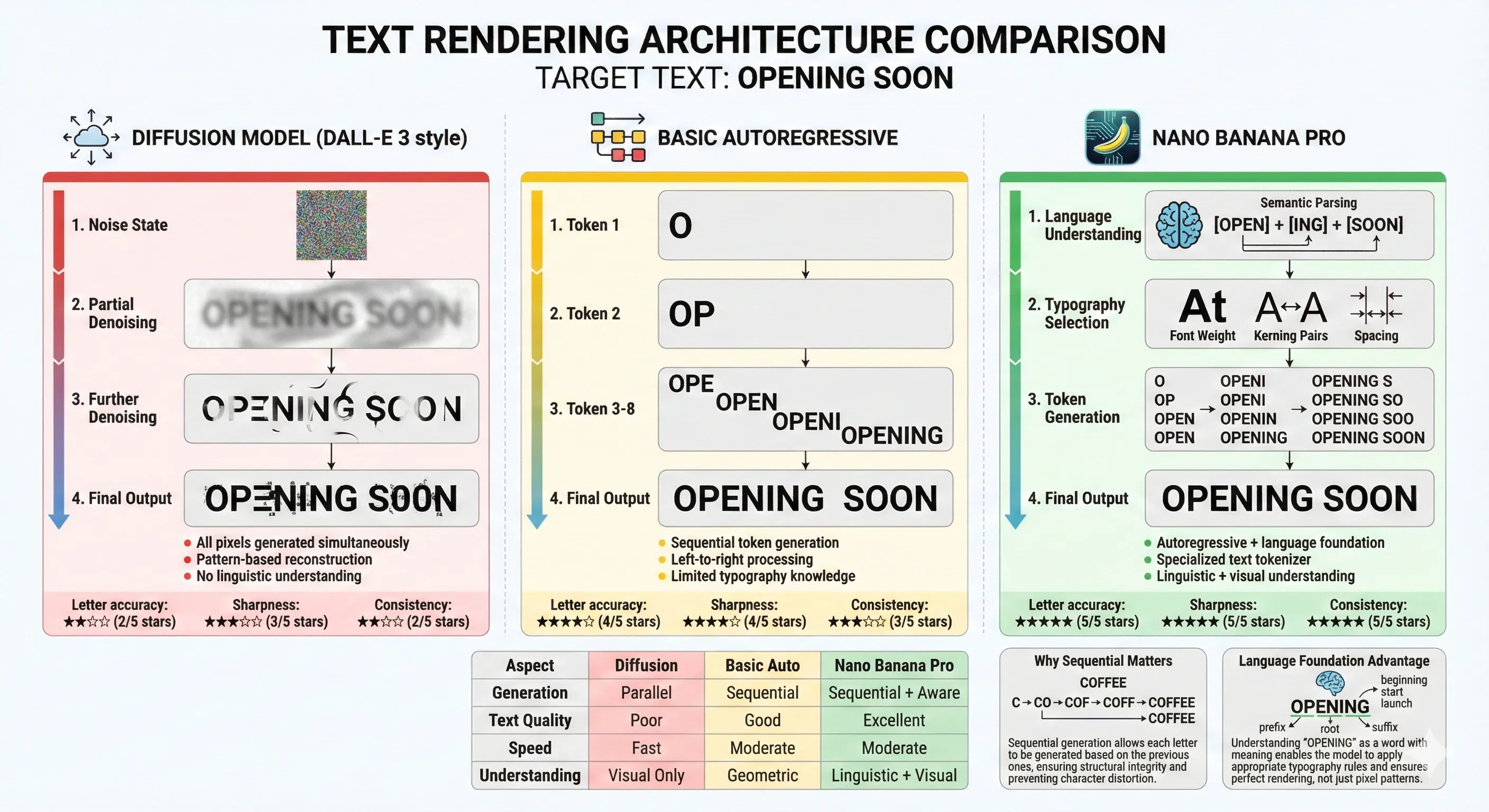 Text Rendering Architecture Comparison